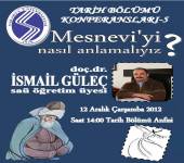 Tarih Bölümü Konferansları - 5 [Mesnevi'yi Nasıl Anlamalıyız?]