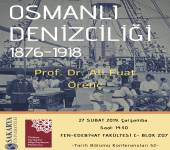 Tarih Bölümü Konferansları - 52 [Prof. Dr. Ali Fuat Örenç]
