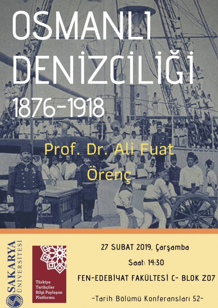 Tarih Bölümü Konferansları - 52 [Prof. Dr. Ali Fuat Örenç]